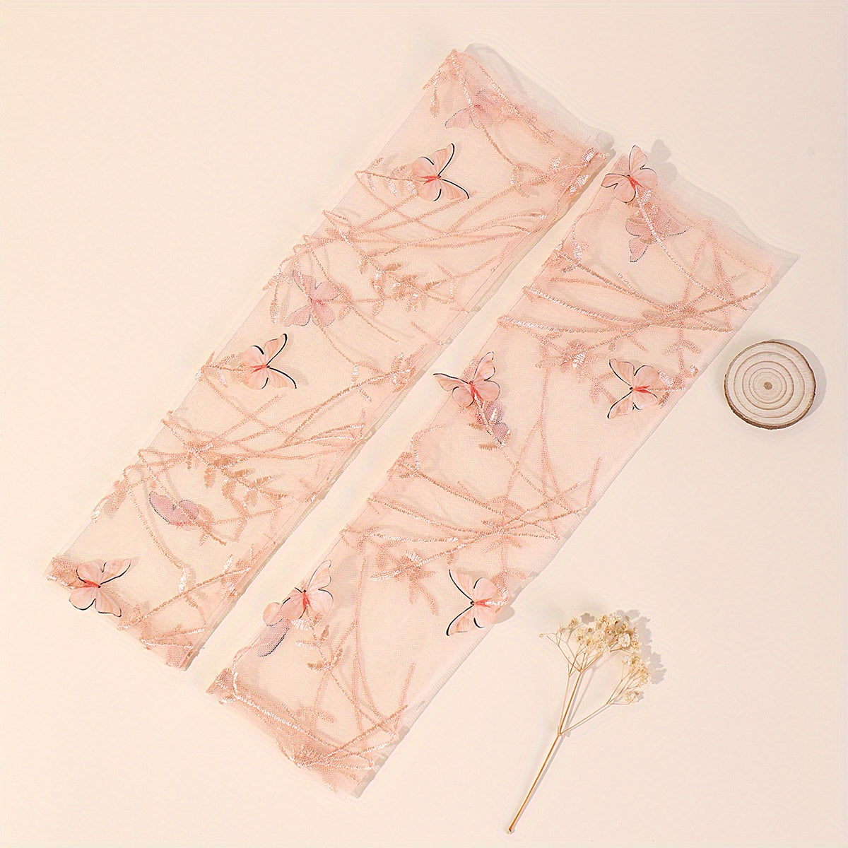 Lace Mesh Sleeve Thin Sunscreen Long Arm Guard Sleeve for Women