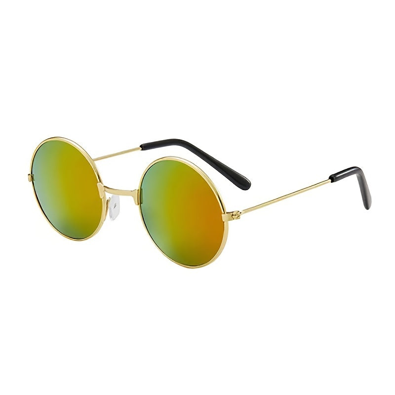 Retro Round Sunglasses Metal UV400 Sun Shades Glasses