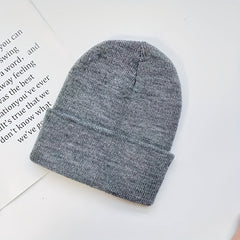 Outdoor Solid Knitted Hat for Men and Women