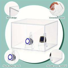 Acrylic Ring Display Case Baseball Basketball Football Softball Holder
