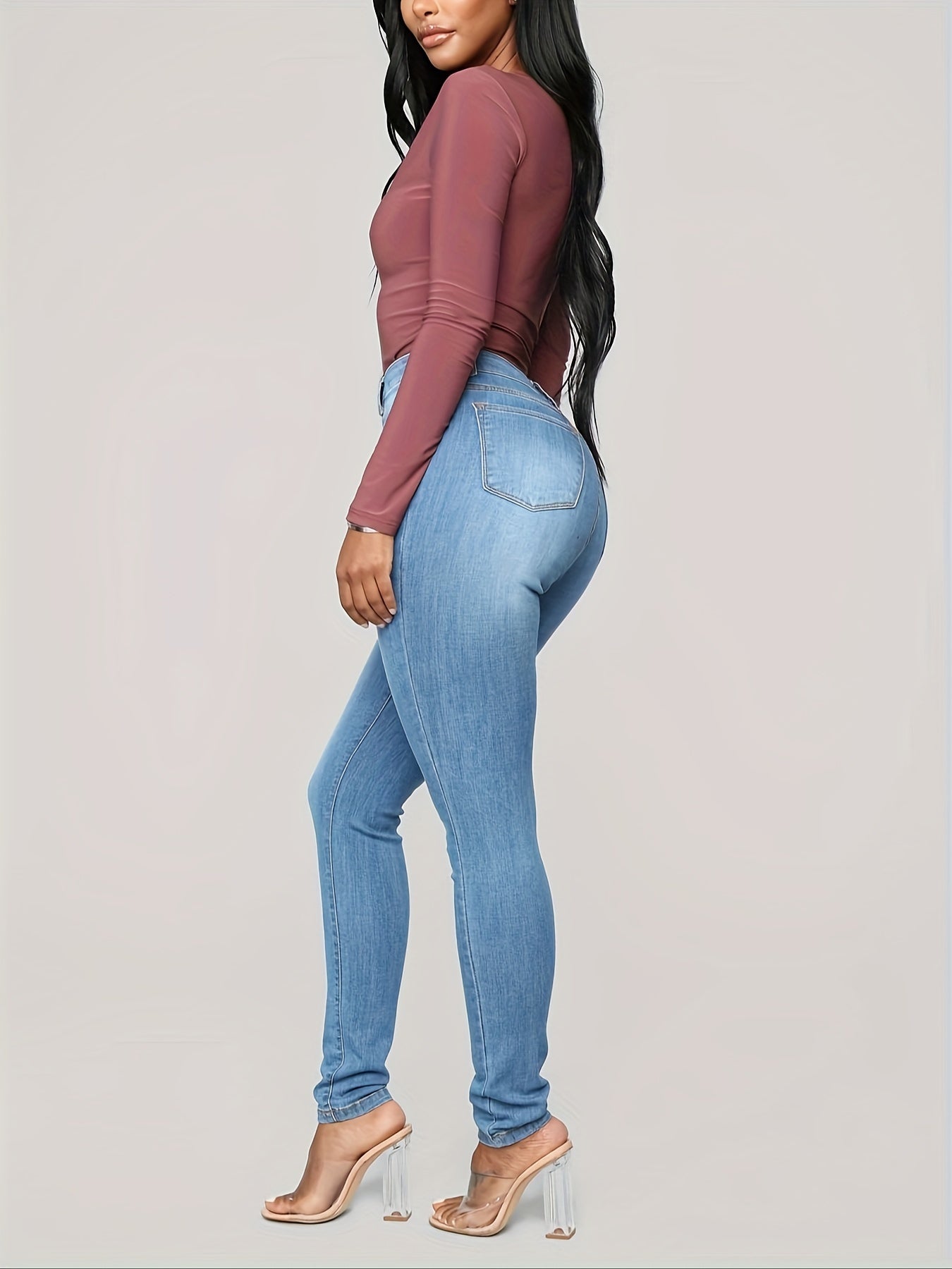  Sexy Jeans Women's Plus Stretch Skinny Jeans