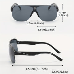 3pcs Men's Aviator Sunglasses Classic Half Frame