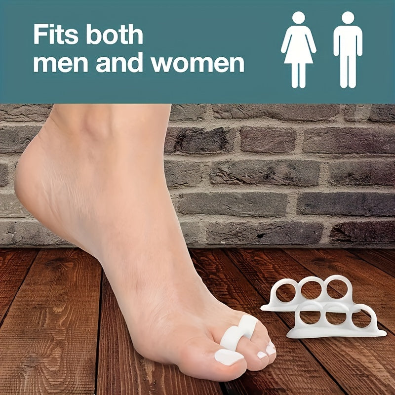 Gel Toe Straightener With Divider Rings for Men & Women