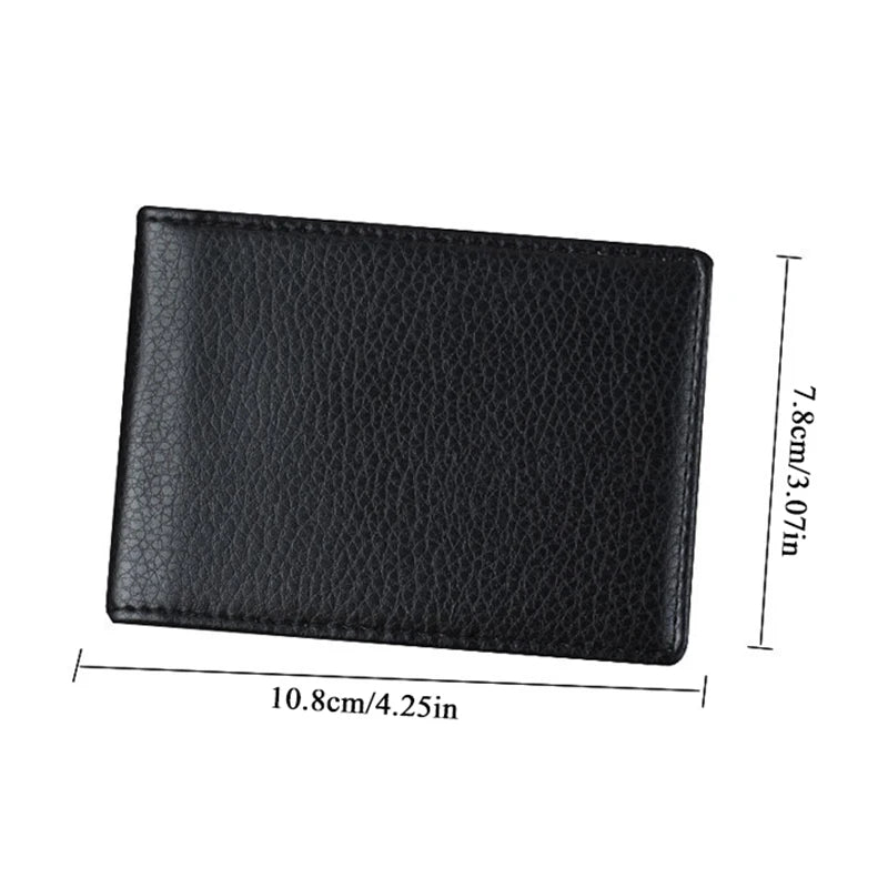 Driver Holder Pu Leather Cover Car Driving Documents Business Id Pass Wallet