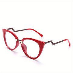Cat Eye Anti Light Glasses For Women Men Clear Lens Glasses