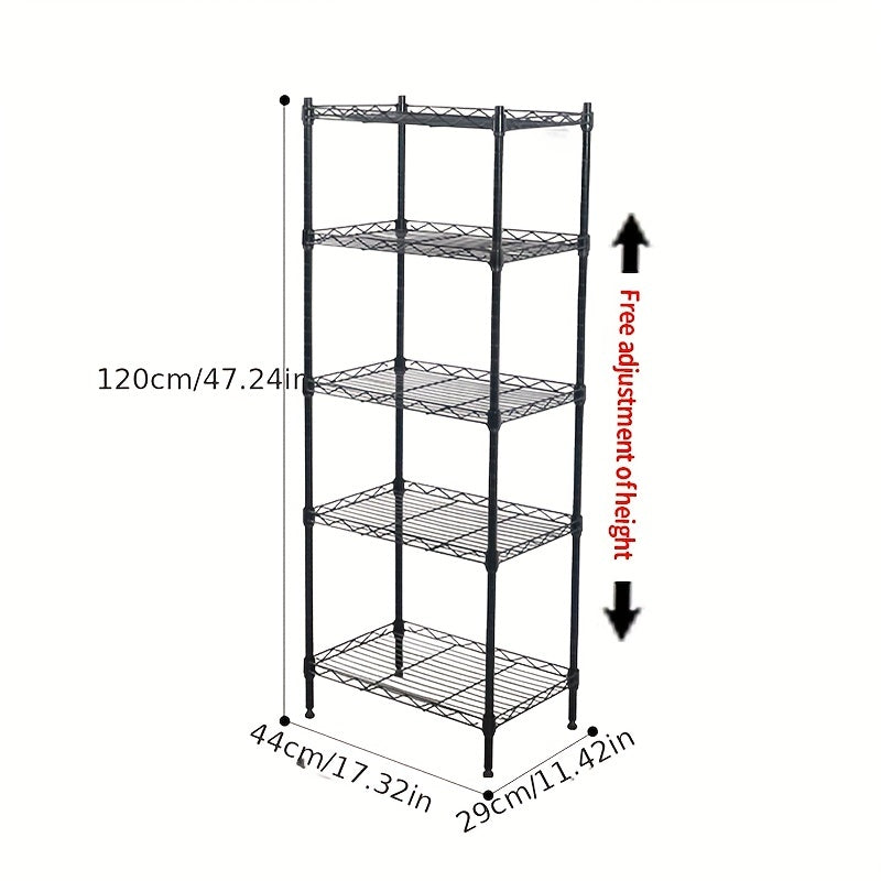 Adjustable Kitchen Rack 3-5 Tier Storage Rack