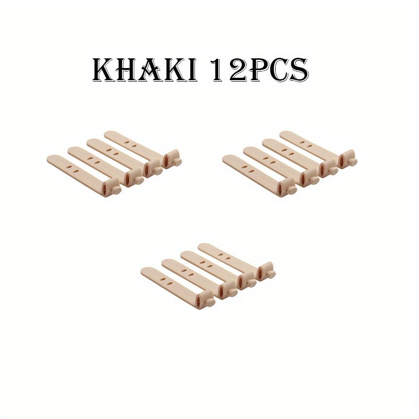 12PCS Candy Wire Winder Silicone Headphones Cable Organizer