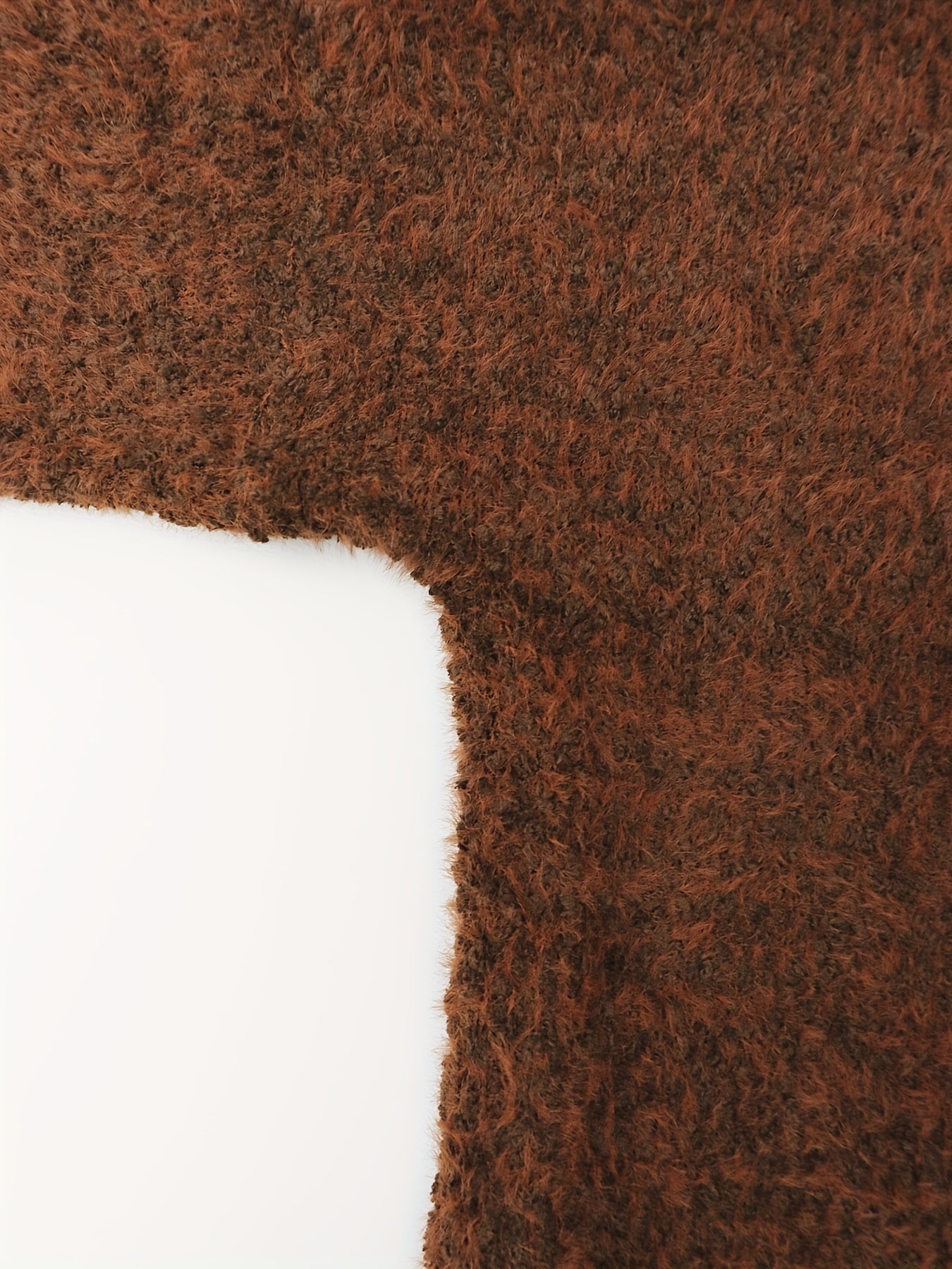  Solid Open Front Fuzzy Knit Cardigan