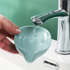 Suction Cup Soap Holder Self Draining for Bathroom Kitchen RV Sinks