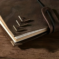 Journal Metal Corner Protector Bag Accessories Thin Leather Book Corner