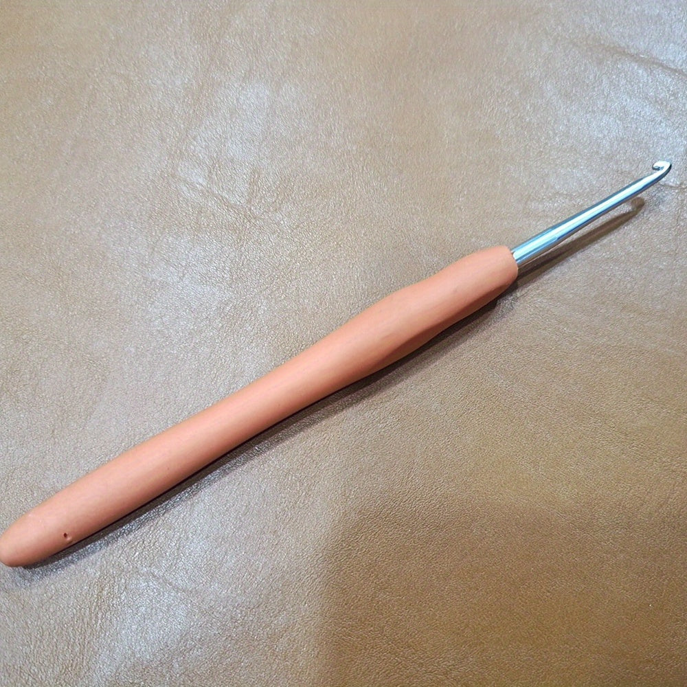 1pc 2mm-10mm Crochet Hook Set Aluminum with Silicone Handle
