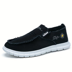 Men's Slip On Canvas Shoes Lightweight Casual Flats