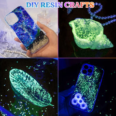 Glow In The Dark Holographic Body Glitter - Sparkle Makeup