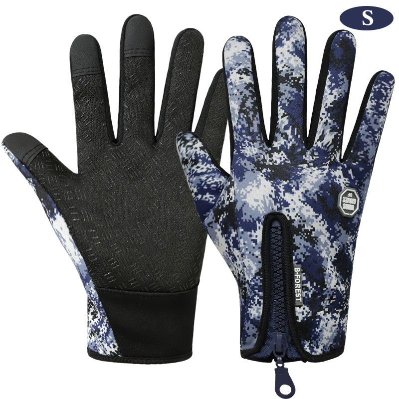 Winter Touch Screen Motorcycle Gloves Windproof Anti-Slip Unisex