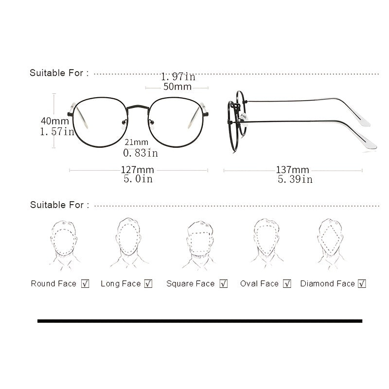Photochromic Sunglasses Chameleon Eyeglasses Metal Transition Glasses Unisex