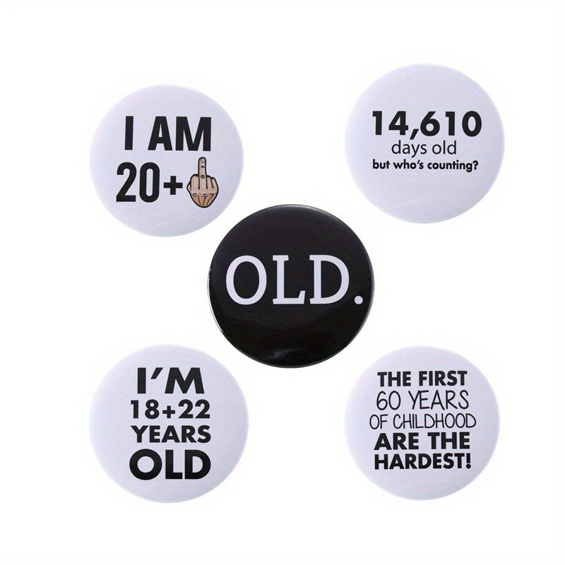 18th Birthday Enamel Pins Custom Brooches Lapel Badges
