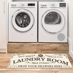 Non-slip Laundry Room Mat for Home Decor