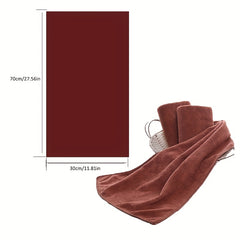 Soft Microfiber Hand Towel for Beauty Salon 11x27in
