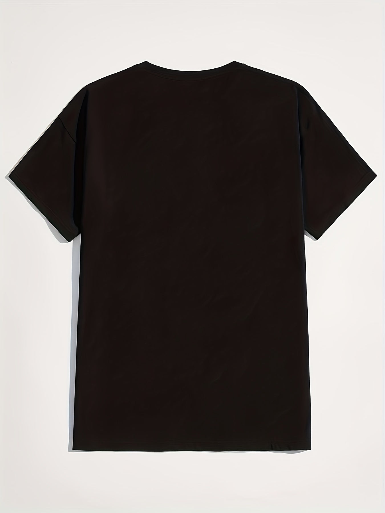 Teddy Bear Print Men's Graphic Crew Neck T-shirt Casual Comfy Tees