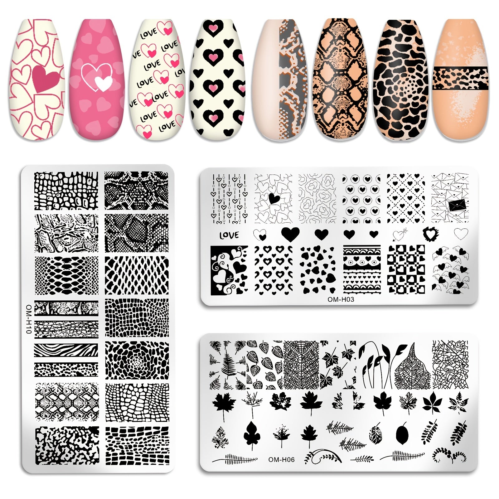 Manicure Stamping Kit for Unique Nail Art Designs