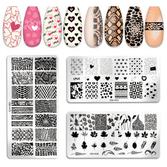 Manicure Stamping Kit for Unique Nail Art Designs