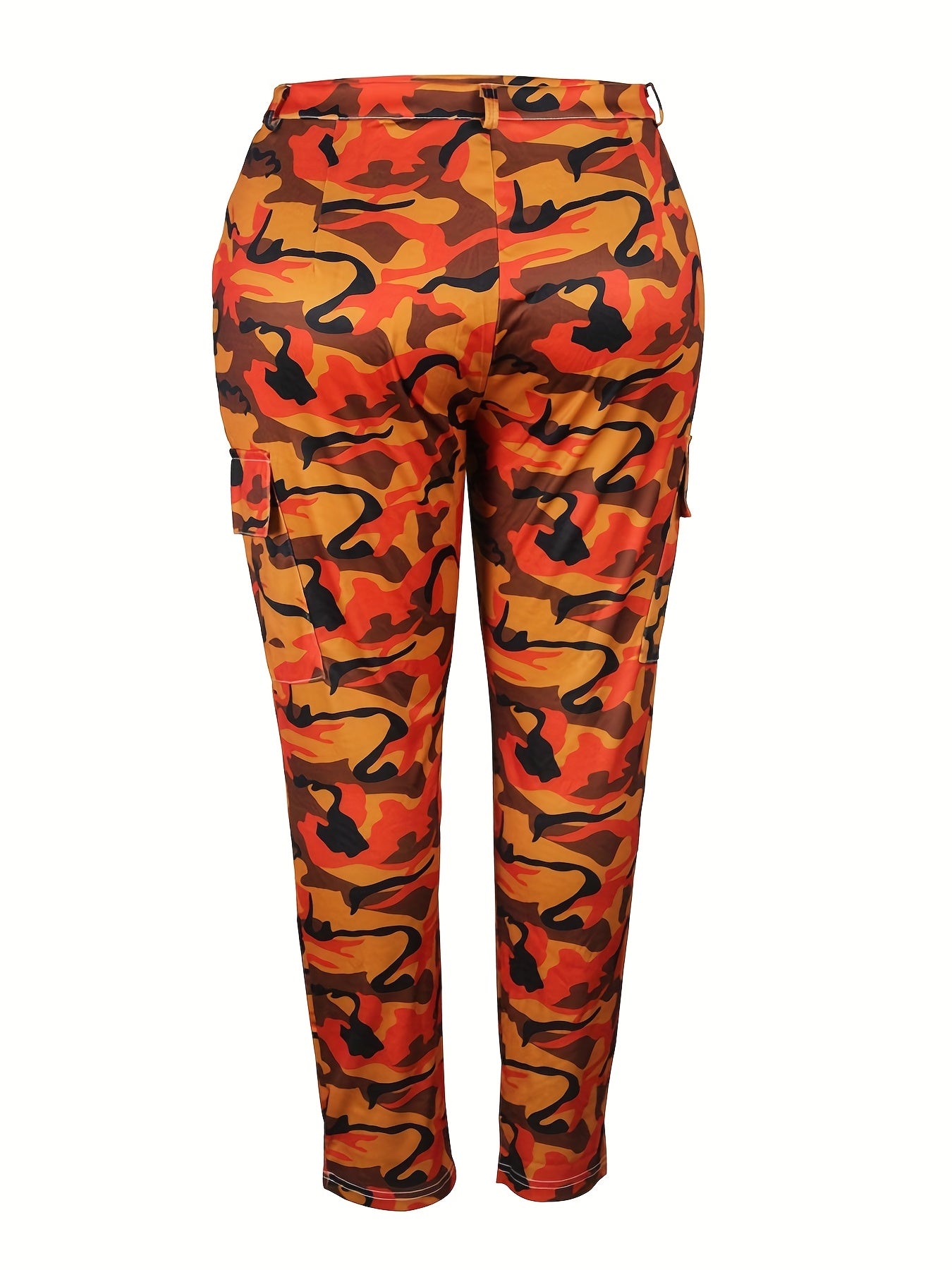  Y2K Cargo Pants Women's Plus Cargo Print High Rise