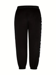 Women's Plus Skull Print Tapered Leg Pants