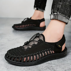Men's Lightweight Closed Toe Sandals with Anti-Skid Sole