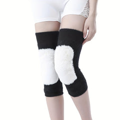 Wool Knee Pads Unisex Warm Thickened Large Size Loose Knee Pads