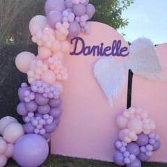 100pcs Pink Purple Balloon Garland Kit Macaron Pink And Purple Balloon Arch