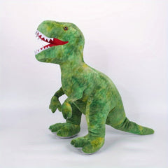 30cm Green T Rex Plush Toy & Figurine - Realistic Teeth - Perfect Gift