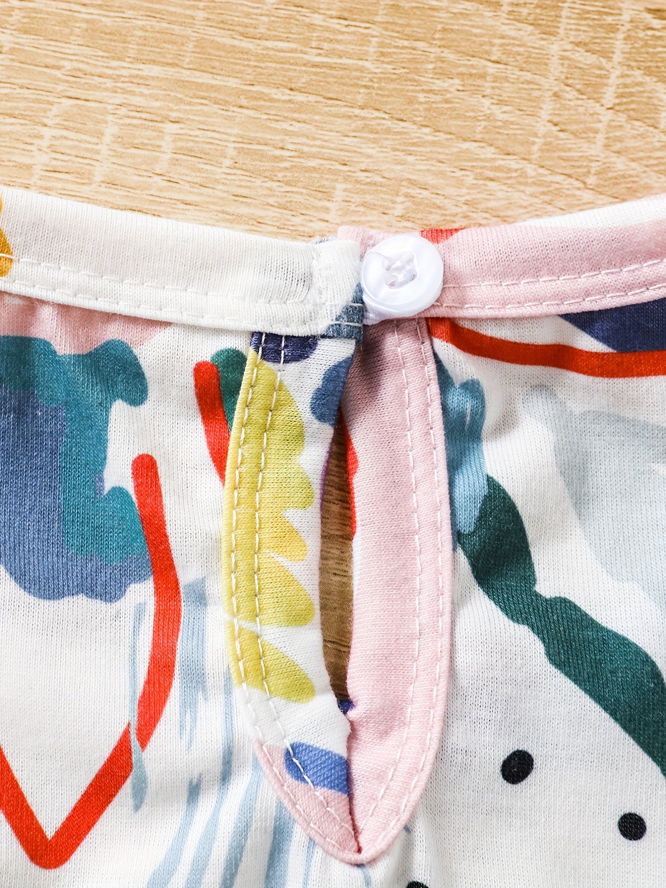 Toddler Girls Graffiti Sleeveless Rompers for Beach Vacation