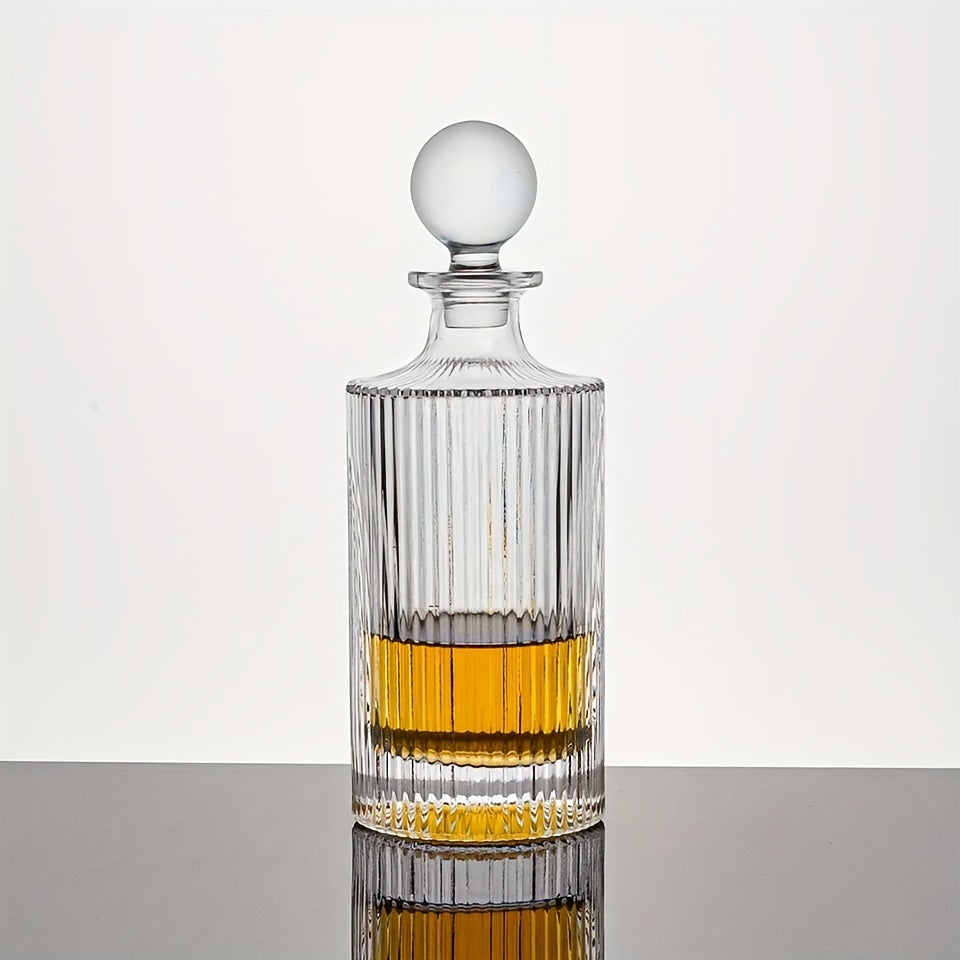 Whiskey Decanter Glass Stopper Square Bourbon Brandy Rum Liquor Wine Accessories