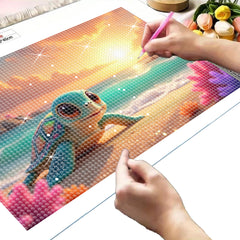 Ocean Themed Sea Turtle Diamond Painting Kit for Adults