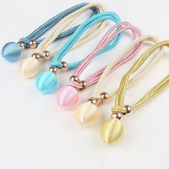2pcs Nordic Ball Curtain Holdback Tie Rope Home Decor