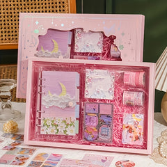 87pcs Scrapbook Kit DIY Journal Art & Crafts Stickers Notebook Scrapbook