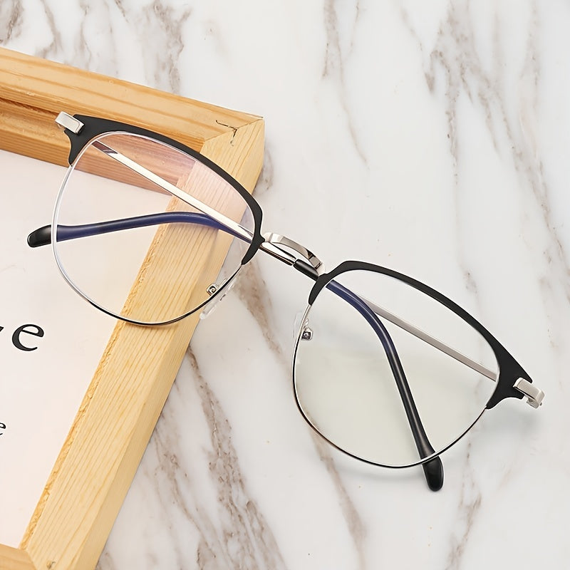 Metal Frame Party Eyeglasses for Men Unisex