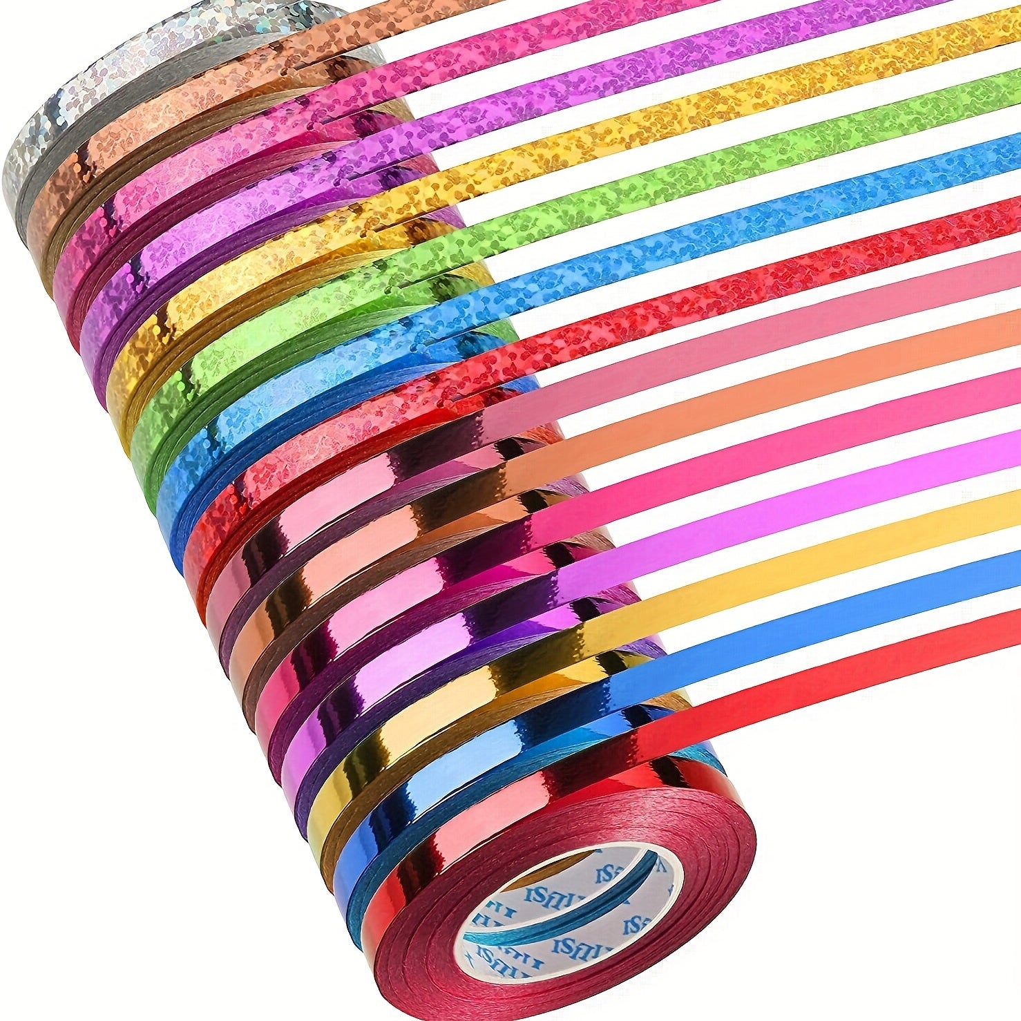 11 Yards Curling Ribbon Metallic Balloon String Roll Assorted Colors