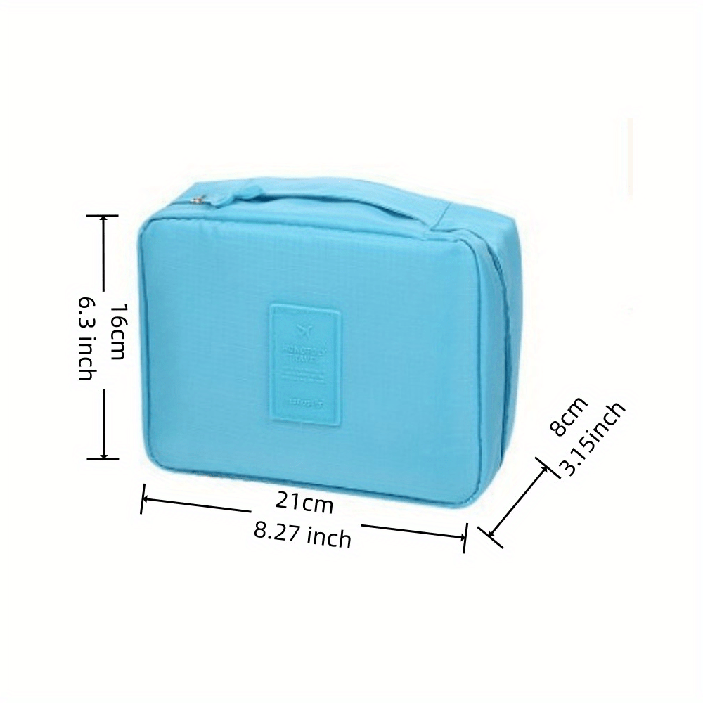 Waterproof Square Makeup Bag Lightweight Travel Storage Bag