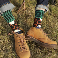 Animal Pattern Crew Socks for Men and Women