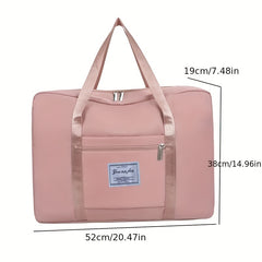 Foldable Carry on Travel Luggage Bag Large Capacity Weekender Overnight Bag