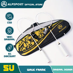 ALP V5 2Pcs 5U 75g 100% Carbon Fiber Badminton Racket Ultra Light Racket