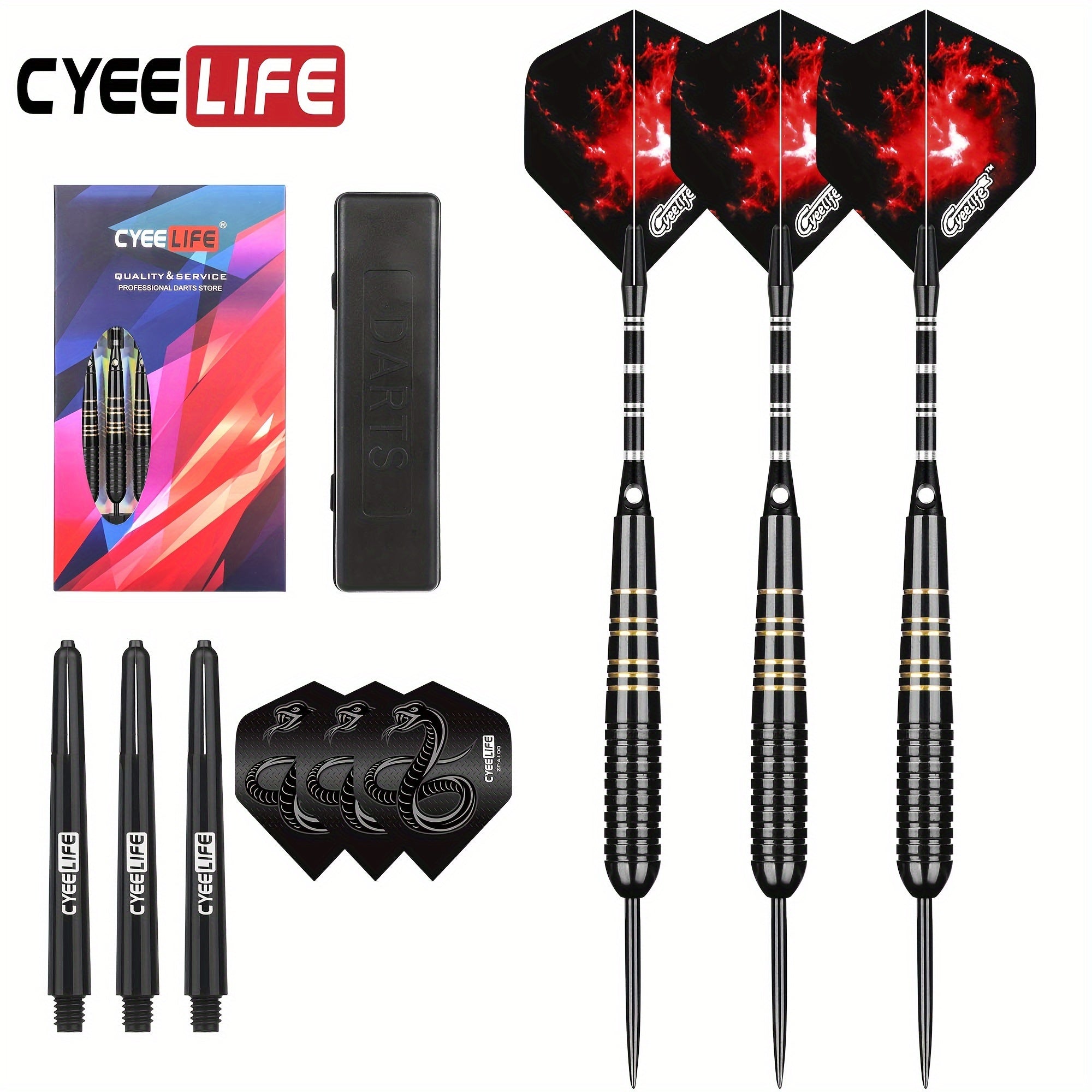 3pcs 23g Steel Tip Darts Training Entertainment Dart Accessories