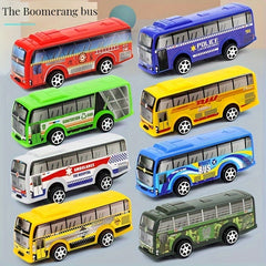Simulation Bus Car Toy Big Bus Model Christmas Halloween Thanksgiving Gift