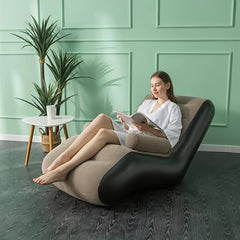 Inflatable Sofa Lazy Sofa Bedroom Portable Outdoor Sofa Bed