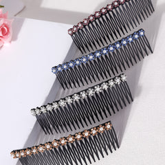 Rhinestone Hair Comb Clip Women Lady Plastic Slide Hairclip