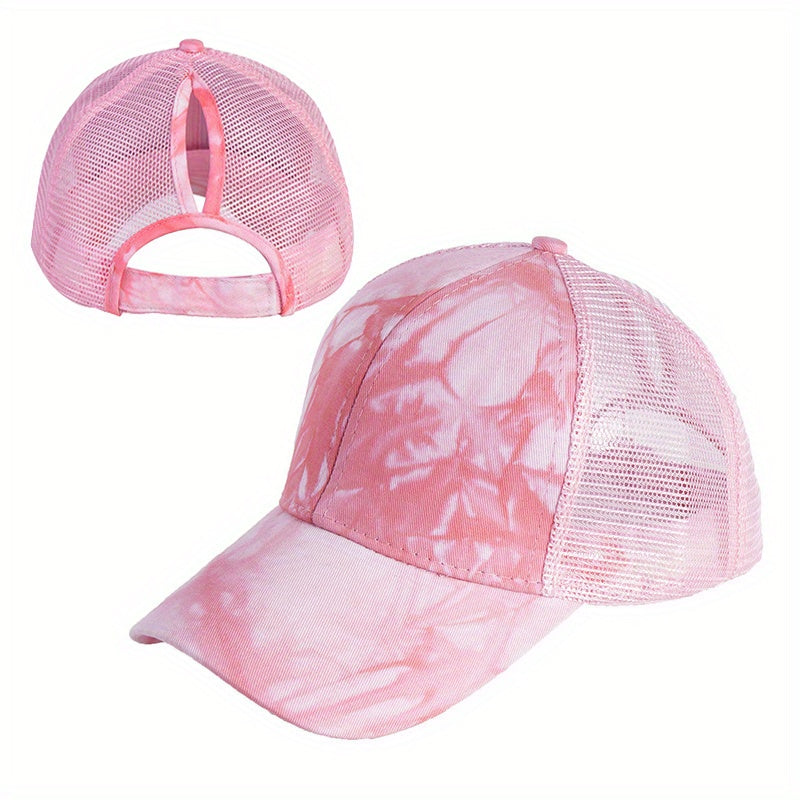 Tie Dye Hip Hop Baseball Cap Adjustable Sunshade Dad Hats Women Men