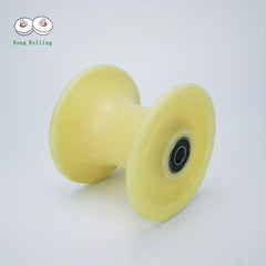 2pcs 4.65inch Sliding Gate Roller U Groove Nylon Roller 8mm Diameter