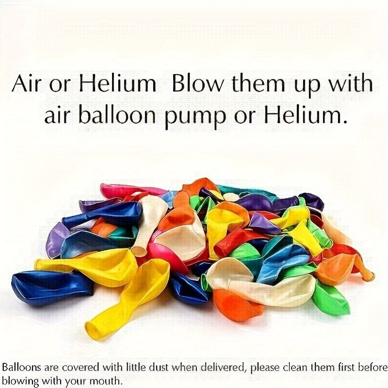 50pcs 12 inch Rainbow Latex Balloons Birthday Christmas Wedding Party Supplies