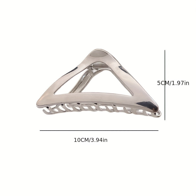 Triangle Frame Hollow Hair Claw Clip Vintage Hair Grip